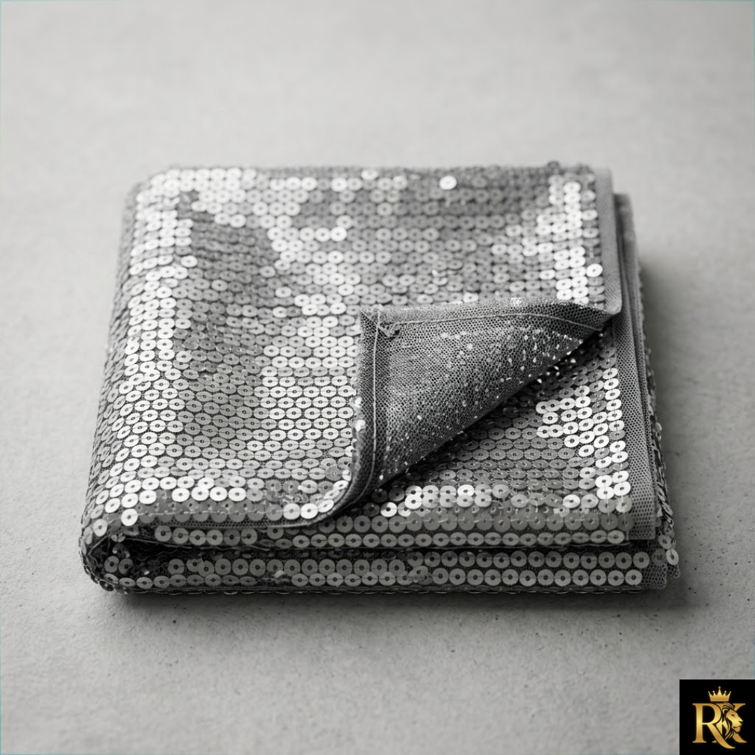 Paetê Premium Prata Clássico Alta Densidade — Brilho Intenso por Metro